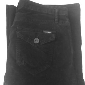 Sanctuary black corduroy pants.